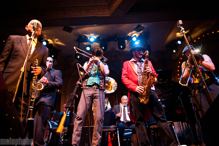 Preservation Hall Jazz Band at Crystal Ballroom, April 7, 2011. Photo by Alice Falzone.