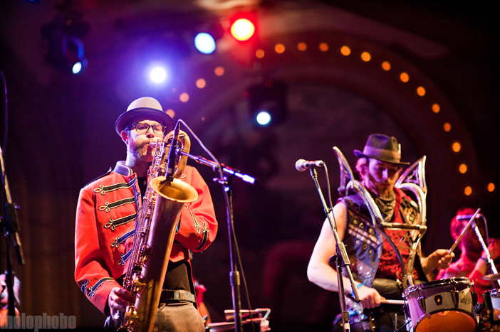 Preservation Hall Jazz Band at Crystal Ballroom, April 7, 2011. Photo by Alice Falzone.