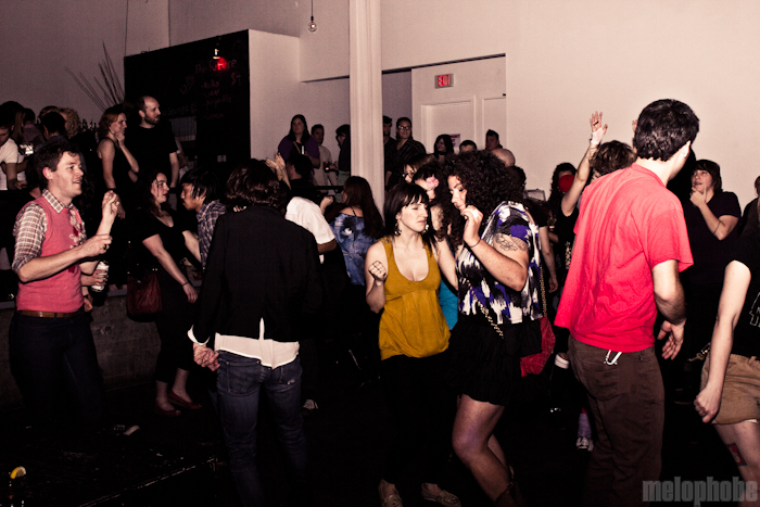DJ Beyondabout at Holocene, April 8, 2010. Photo by Troy Dunham.