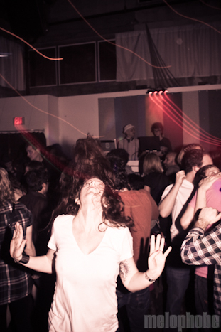 DJ Beyondabout at Holocene, April 8, 2010. Photo by Troy Dunham.