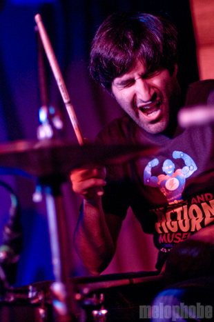 The Rural Alberta Advantage at Doug Fir Lounge, April 9, 2010. Photo by Inger Klekacz.