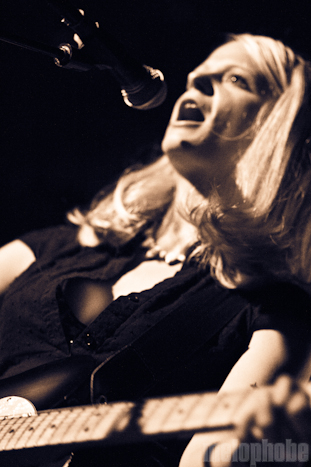 Those Darlins at Dante's, April 10, 2011. Photo by Troy Dunham.