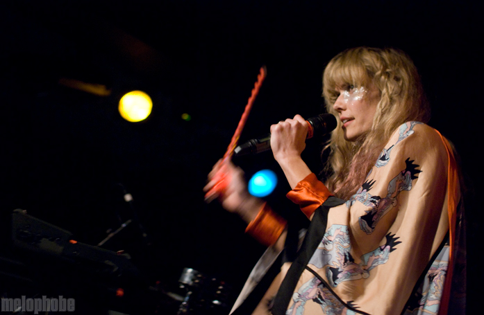 Oh Land at Roseland Theater, April 12, 2011. Photo by Colin McLaughlin.