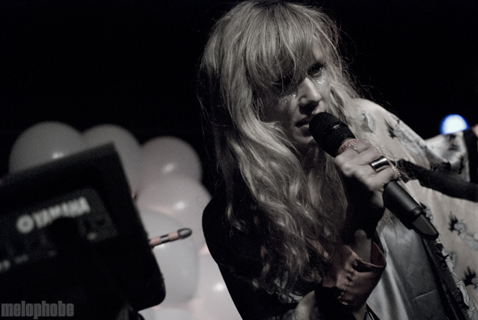 Oh Land at Roseland Theater, April 12, 2011. Photo by Colin McLaughlin.