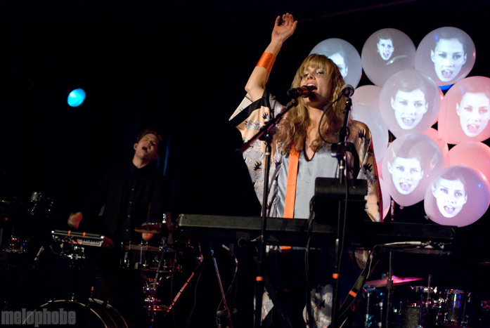 Oh Land at Roseland Theater, April 12, 2011. Photo by Colin McLaughlin.