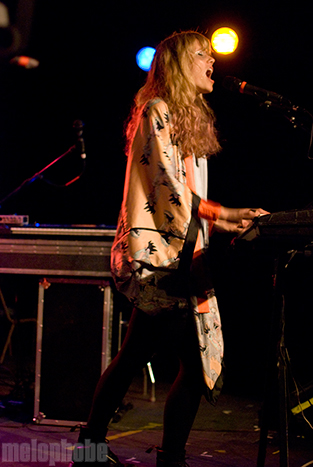 Oh Land at Roseland Theater, April 12, 2011. Photo by Colin McLaughlin.
