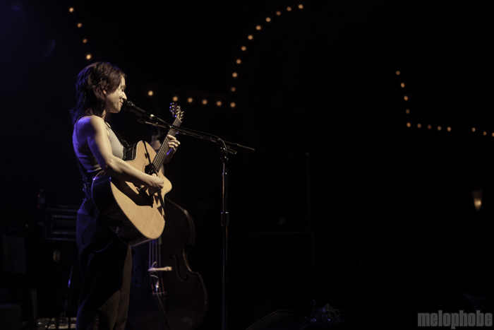 Ani DiFranco at Crystal Ballroom, April 13, 2011. Photo by Rodrigo Melgarejo.
