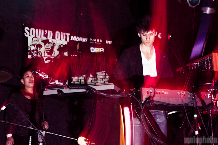 Holy Ghost! at Branx, April 13, 2011. Photo by Troy Dunham.