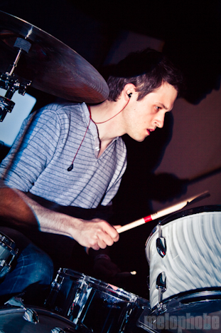 Holy Ghost! at Branx, April 13, 2011. Photo by Troy Dunham.