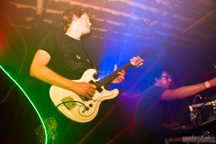 Reporter at Branx, April 13, 2011. Photo by Troy Dunham.