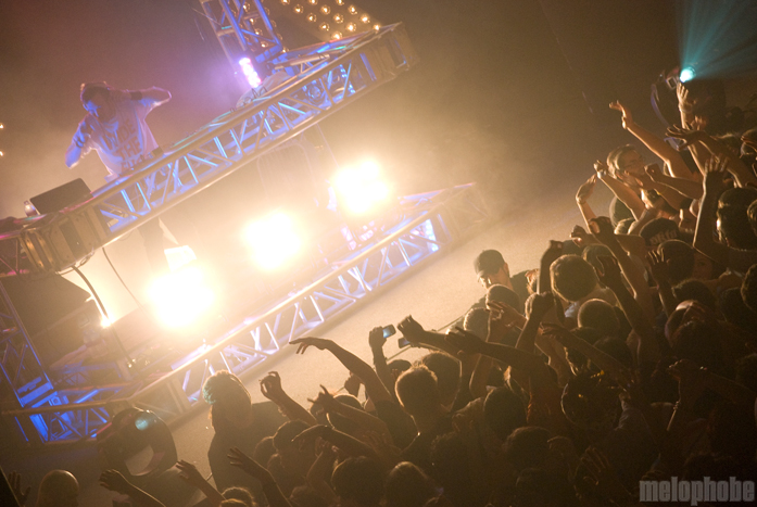 Rusko at Roseland Theater, April 15, 2011. Photo by Colin McLaughlin.