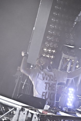 Rusko at Roseland Theater, April 15, 2011. Photo by Colin McLaughlin.