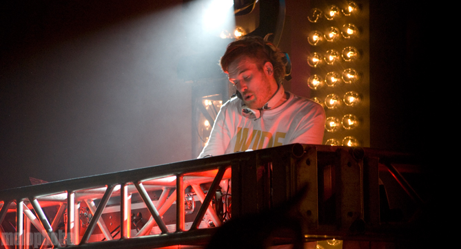 Rusko at Roseland Theater, April 15, 2011. Photo by Colin McLaughlin.