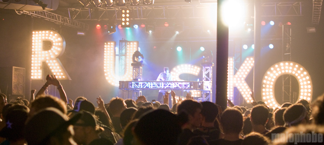 Rusko at Roseland Theater, April 15, 2011. Photo by Colin McLaughlin.