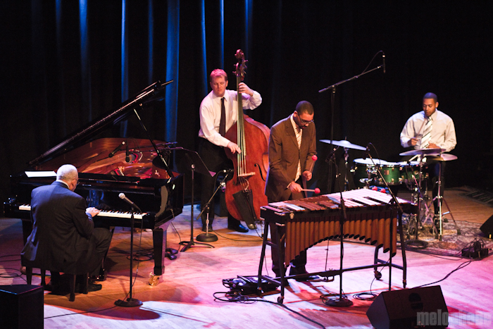 Ellis Marsalis at Aladdin Theater, April 16, 2011. Photo by Troy Dunham.