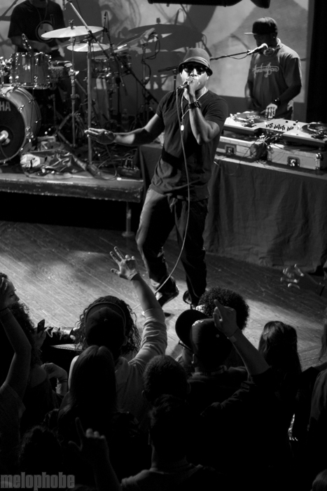 Talib Kweli at Paradise Rock Club, April 26, 2011. Photo by Ian Doreian.
