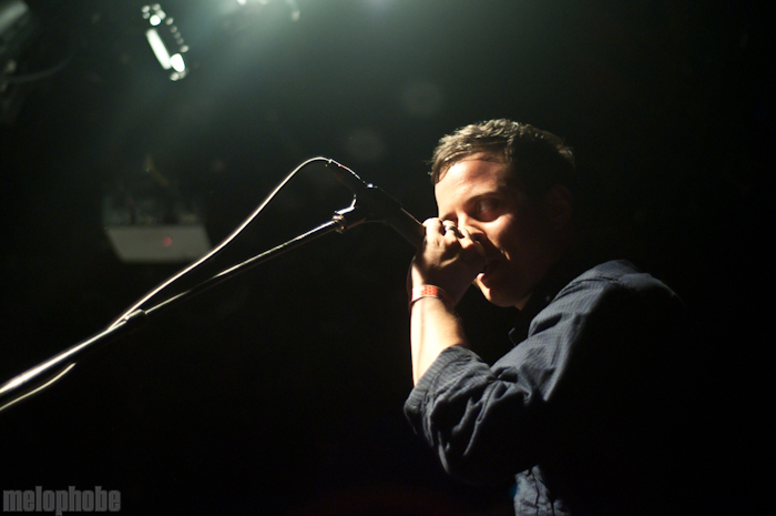 Battles at Le Poisson Rouge, April 27, 2011. Photo by Chris Barth.