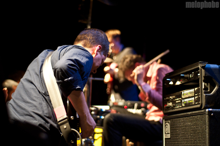 Battles at Le Poisson Rouge, April 27, 2011. Photo by Chris Barth.