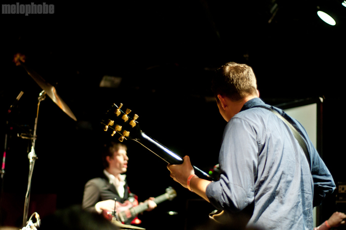 Battles at Le Poisson Rouge, April 27, 2011. Photo by Chris Barth.