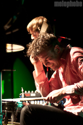 Battles at Le Poisson Rouge, April 27, 2011. Photo by Chris Barth.