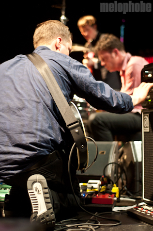 Battles at Le Poisson Rouge, April 27, 2011. Photo by Chris Barth.
