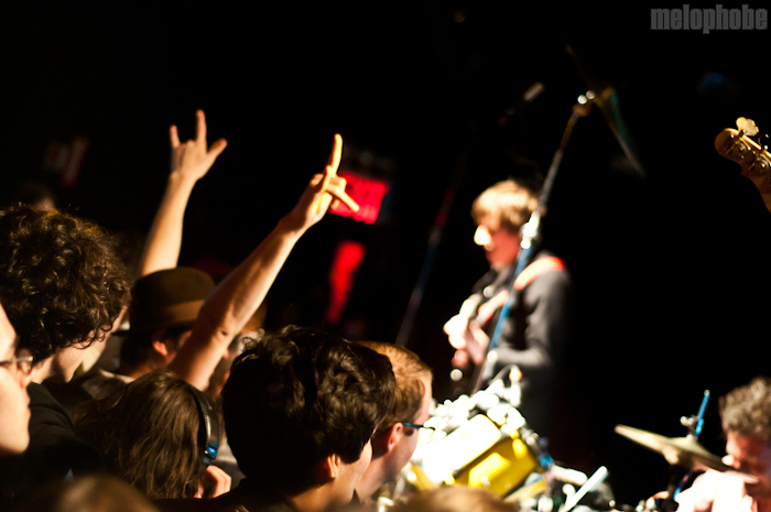 Battles at Le Poisson Rouge, April 27, 2011. Photo by Chris Barth.