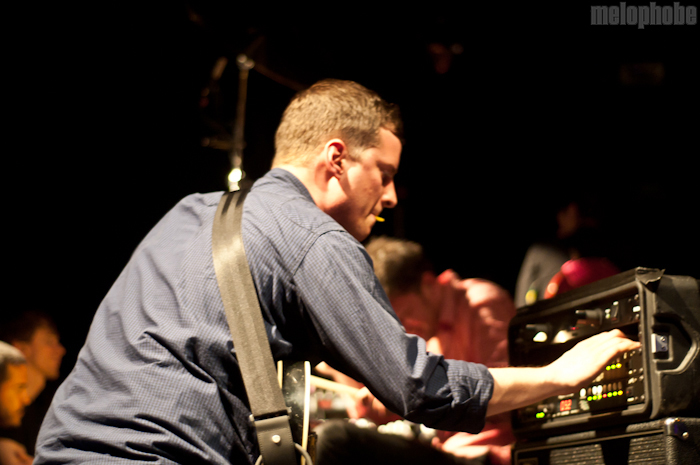 Battles at Le Poisson Rouge, April 27, 2011. Photo by Chris Barth.