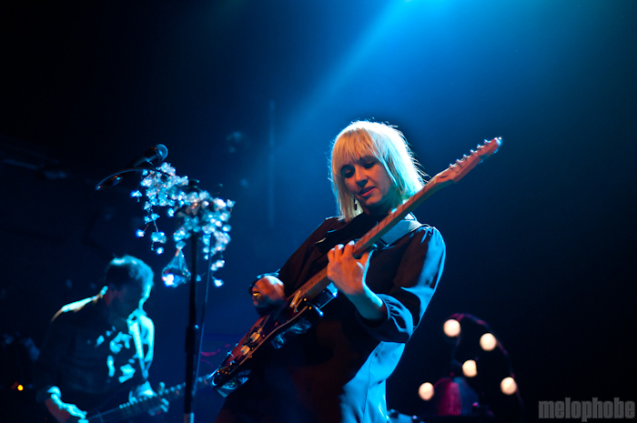 The Joy Formidable at Webster Hall, April 29, 2011. Photo by Chris Barth.