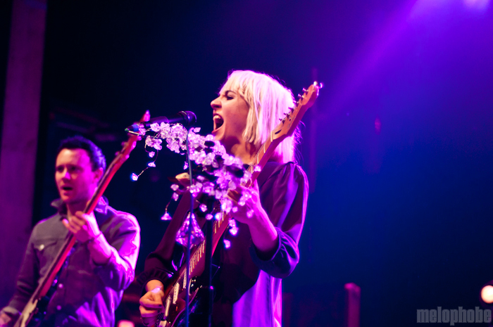 The Joy Formidable at Webster Hall, April 29, 2011. Photo by Chris Barth.