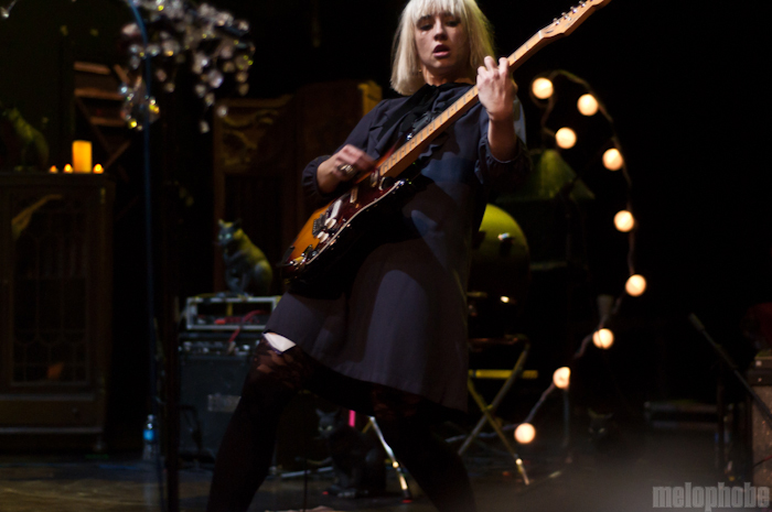 The Joy Formidable at Webster Hall, April 29, 2011. Photo by Chris Barth.