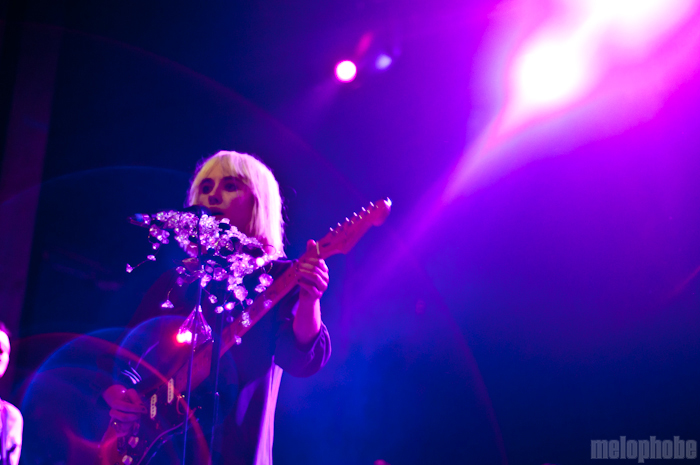 The Joy Formidable at Webster Hall, April 29, 2011. Photo by Chris Barth.