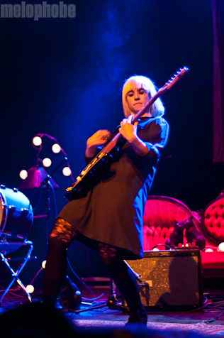 The Joy Formidable at Webster Hall, April 29, 2011. Photo by Chris Barth.