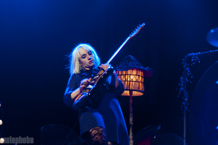 The Joy Formidable at Webster Hall, April 29, 2011. Photo by Chris Barth.