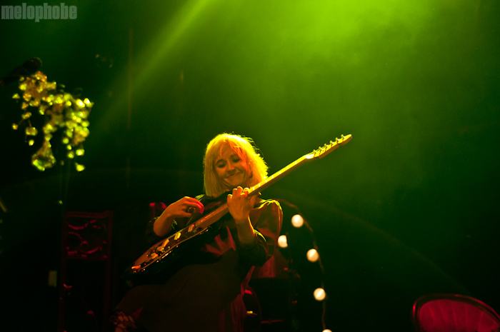 The Joy Formidable at Webster Hall, April 29, 2011. Photo by Chris Barth.