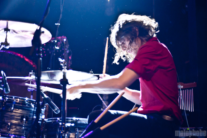 The Joy Formidable at Webster Hall, April 29, 2011. Photo by Chris Barth.