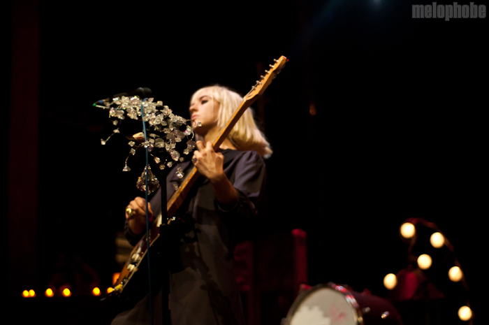 The Joy Formidable at Webster Hall, April 29, 2011. Photo by Chris Barth.
