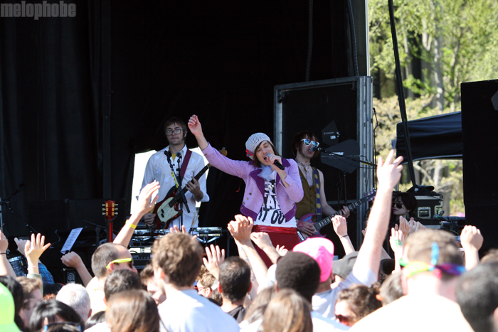of Montreal at Brandeis University, May 1, 2011. Photo by Ian Doreian and Michael Zonenashvili.