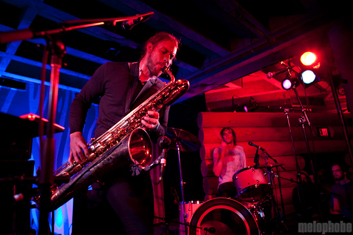 Menomena at Doug Fir Lounge, May 2, 2011. Photo by Justin Kent.