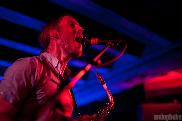 Menomena at Doug Fir Lounge, May 2, 2011. Photo by Justin Kent.