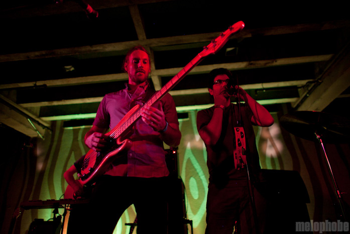 Menomena at Doug Fir Lounge, May 2, 2011. Photo by Justin Kent.