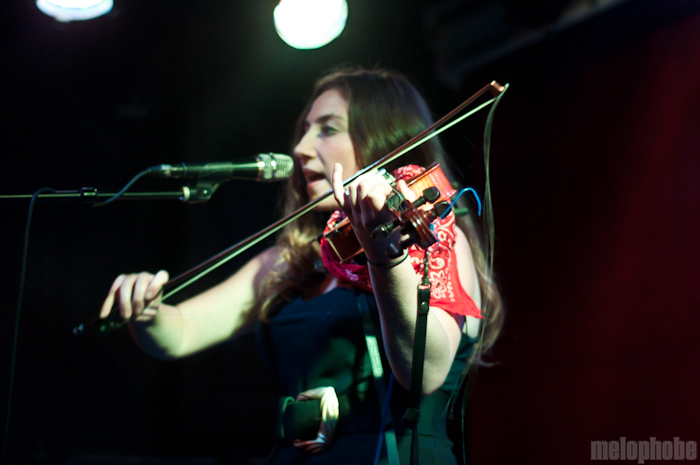 Anni Rossi at Pianos, May 4, 2011. Photo by Chris Barth.