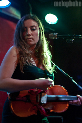 Anni Rossi at Pianos, May 4, 2011. Photo by Chris Barth.