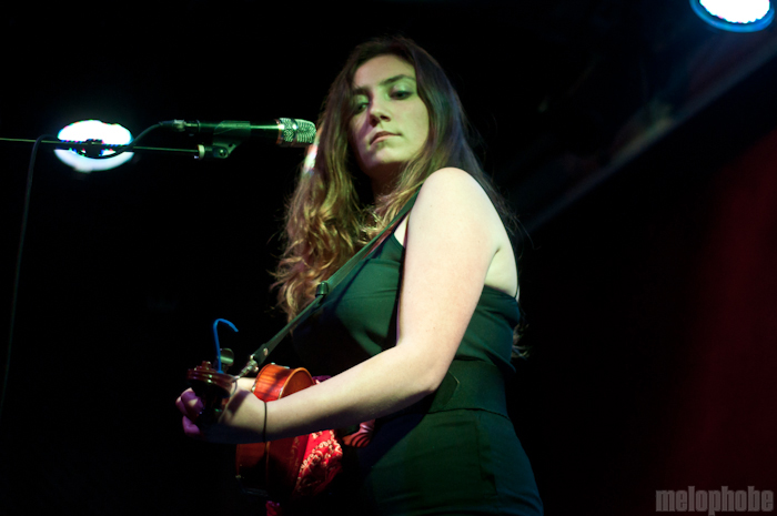 Anni Rossi at Pianos, May 4, 2011. Photo by Chris Barth.