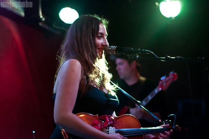 Anni Rossi at Pianos, May 4, 2011. Photo by Chris Barth.