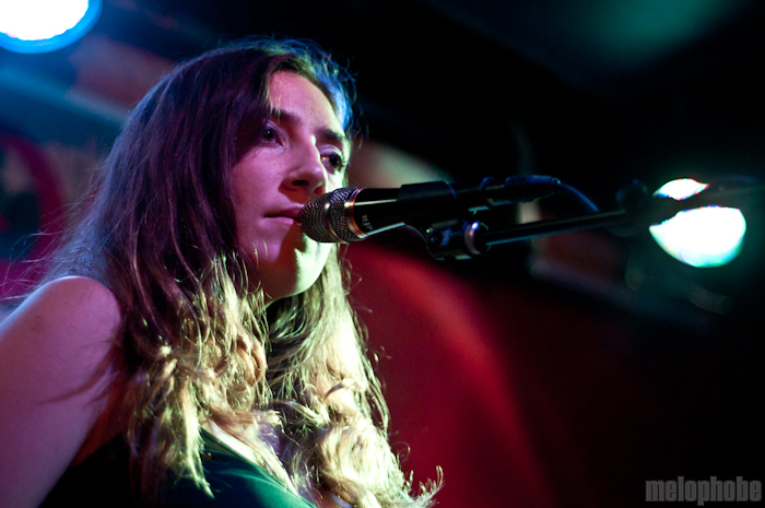 Anni Rossi at Pianos, May 4, 2011. Photo by Chris Barth.