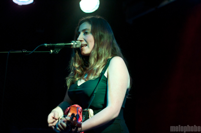 Anni Rossi at Pianos, May 4, 2011. Photo by Chris Barth.
