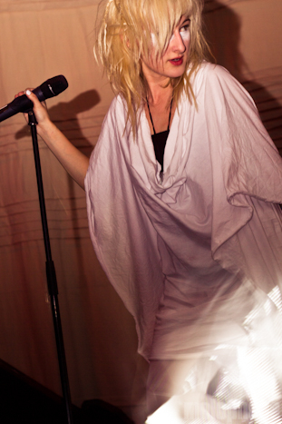 Zola Jesus at Holocene, May 6, 2011. Photo by Troy Dunham.