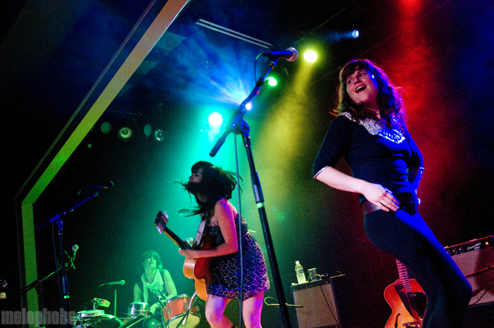Thao and Mirah at Wonder Ballroom, May 8, 2011. Photo by Ro Tam.