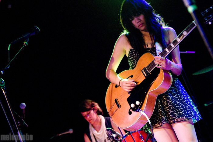 Thao and Mirah at Wonder Ballroom, May 8, 2011. Photo by Ro Tam.