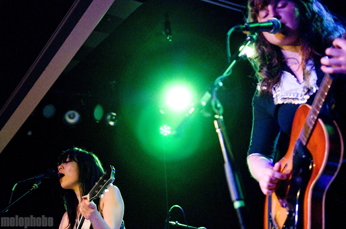 Thao and Mirah at Wonder Ballroom, May 8, 2011. Photo by Ro Tam.